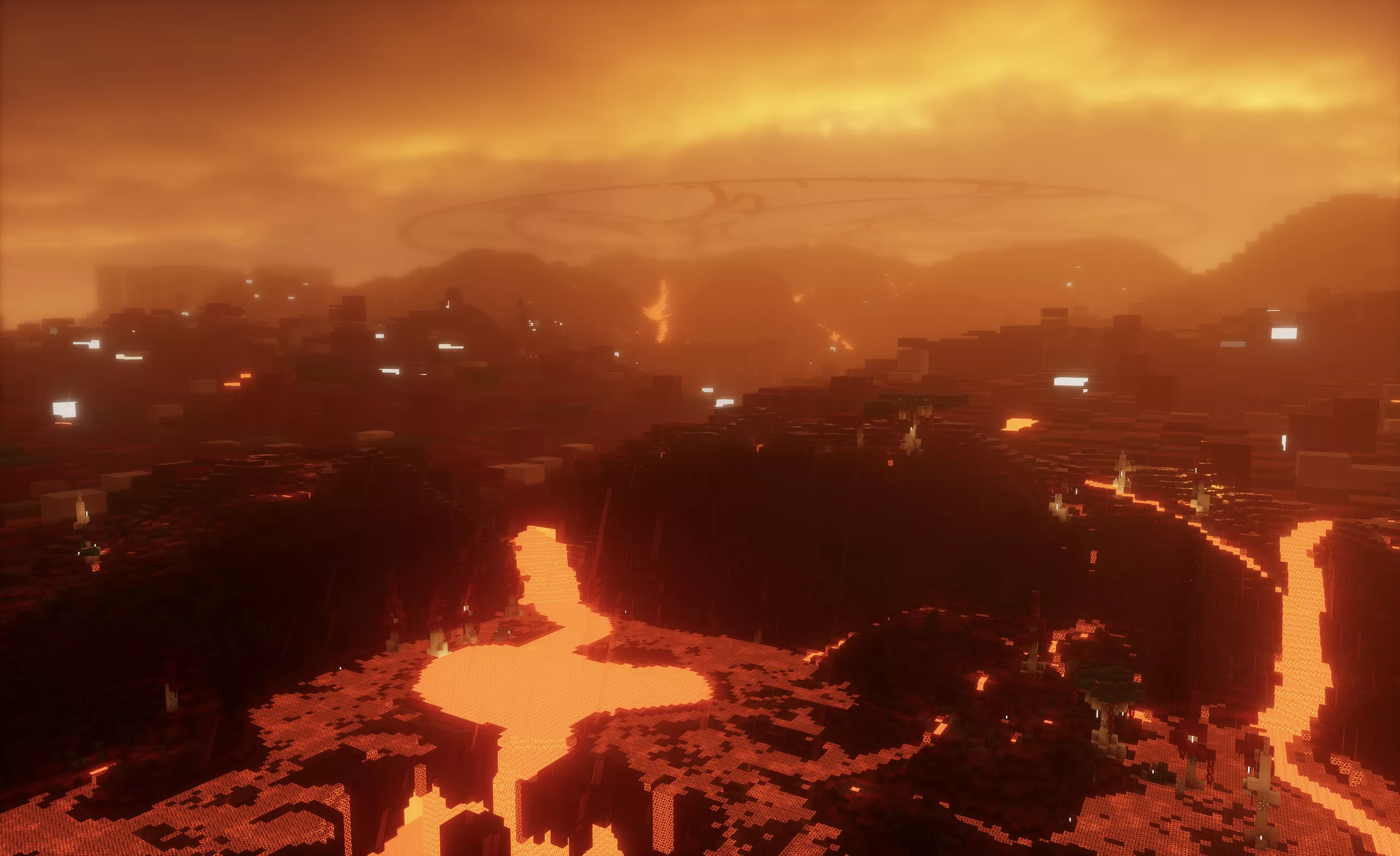 主岛上空的俯视图景